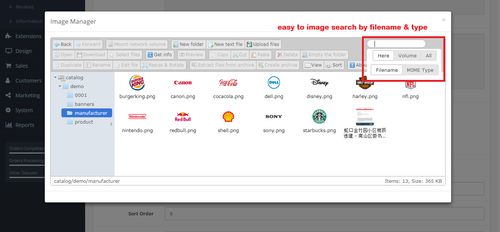 opencart商城 后臺產(chǎn)品圖片管理器最新版ImageManageroc3.0.x模塊 下載
